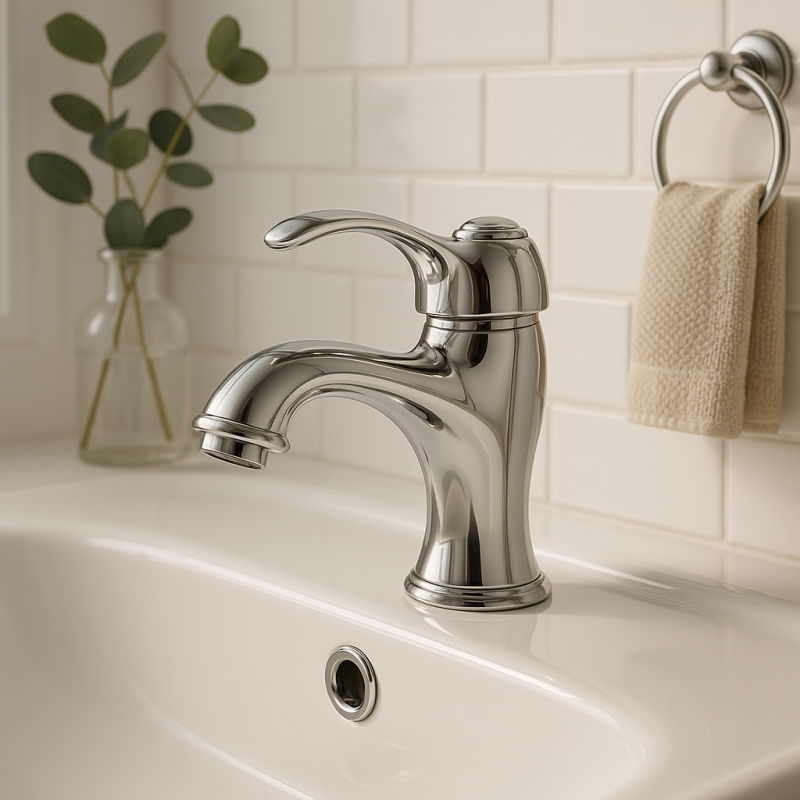 Huber Victorian Wastafelmengkraan RVS VM0005102A